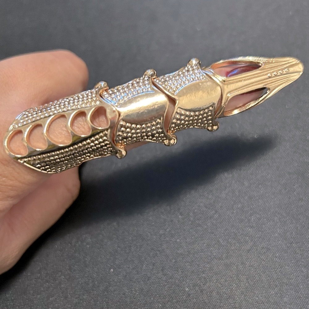 NEW // Gold Joint Rings 3 Pcs - Picture 6 of 9